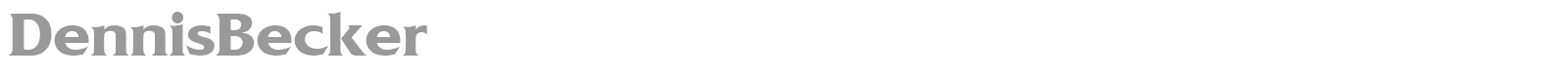 DennisBecker font preview